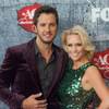 Photo: Luke Bryan and his wife Caroline on the red carpet Photo: Luke Bryan and his wife Caroline on the red carpet